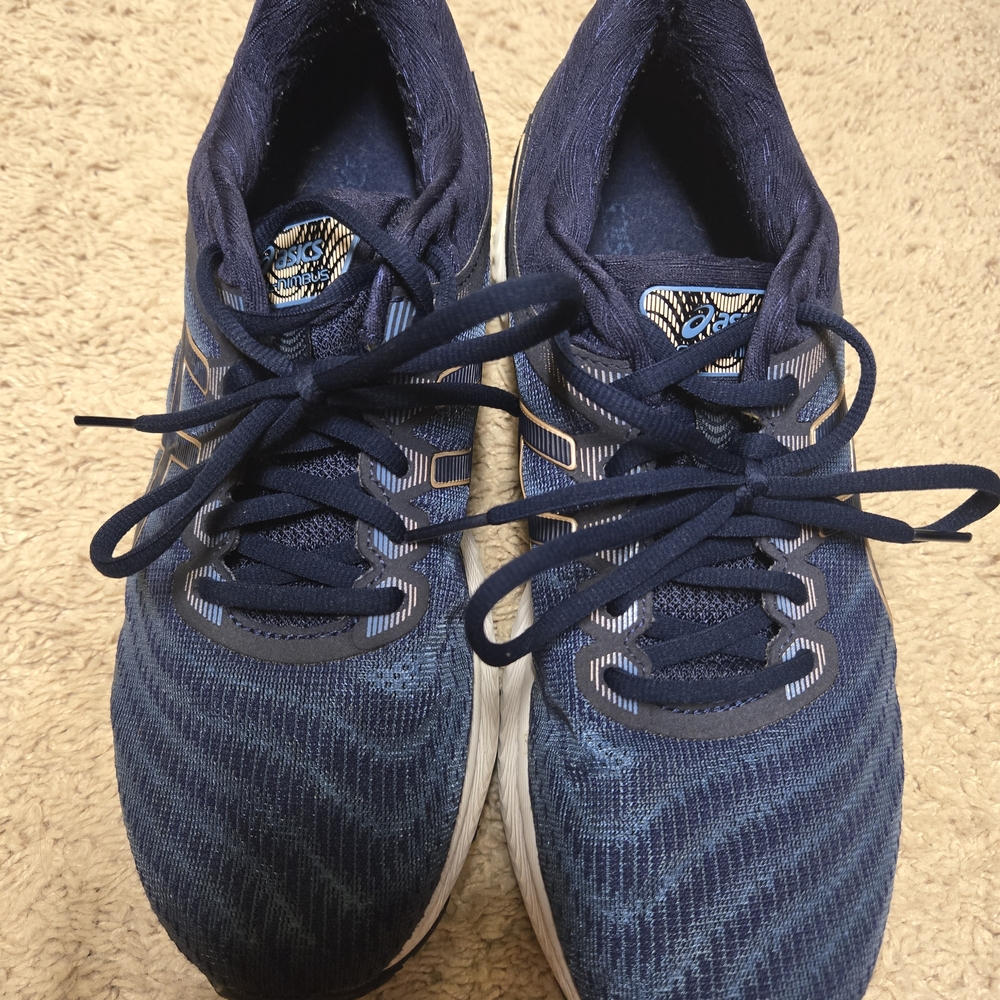 Asics Blue Athletic Women's Shoes